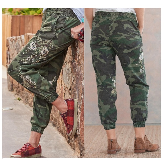 DRIFTWOOD Denim - DRIFTWOOD JEANS ODESSA CAMO EMBROIDERED JOGGERS